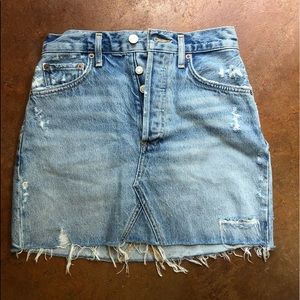 Agolde Denim Skirt